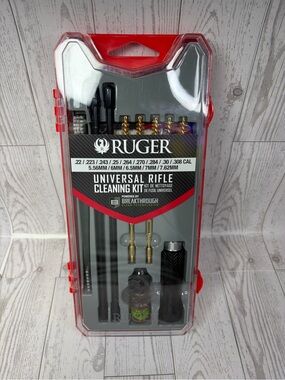Ruger Universal Rifle Cleaning Kit -Includes Solvent Lubricant & Case